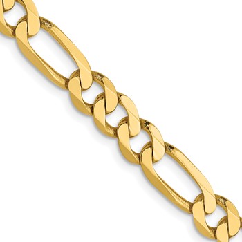 Leslie's 14K 5.50mm Flat Figaro Chain