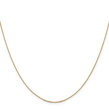 Leslie's 14K .85 mm D/C Cable Chain — alternate view