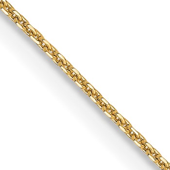 Leslie's 14K .85 mm D/C Cable Chain