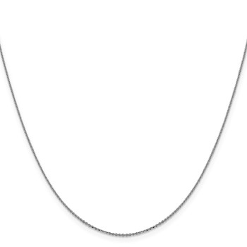 Leslie's 14K White Gold 1.0 mm D/C Cable Chain — alternate view