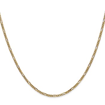 Leslie's 14K 1.8mm Flat Figaro Chain — alternate view