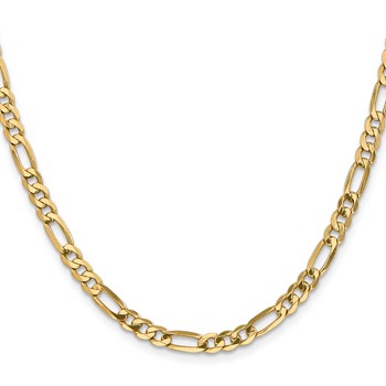 Leslie's 14K 5mm Flat Figaro Chain — alternate view