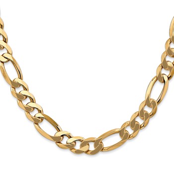 Leslie's 14K 8.75mm Flat Figaro Chain — alternate view