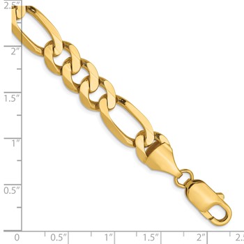 Leslie's 14K 8.75mm Flat Figaro Chain — alternate view