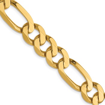 Leslie's 14K 8.75mm Flat Figaro Chain