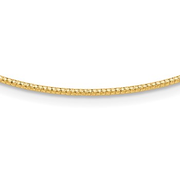 Leslie's 14K 1.5mm D/C Neckwire Necklace
