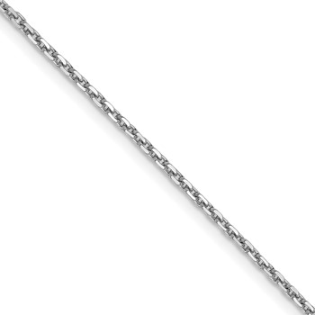 Leslie's 14K White Gold 1.4mm D/C Cable Chain