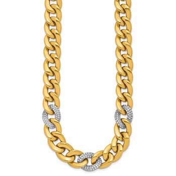 Herco 14K Gold With 3 Diamond Links — alternate view
