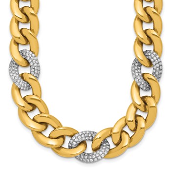 Herco 14K Gold With 3 Diamond Links