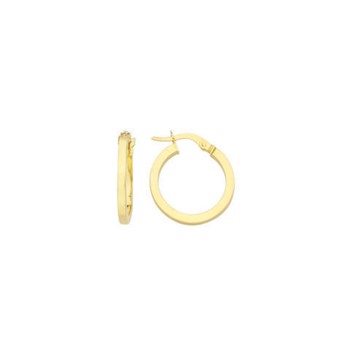 Herco 14K Gold Hoop Earrings 18MM