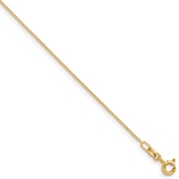 Herco 14K Polished 1.1mm Solid Cable 22 Inch Chain