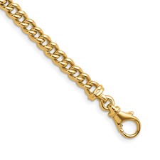 Image of Herco 14K Polished Solid 5.6mm Curb 18 Inch Chain