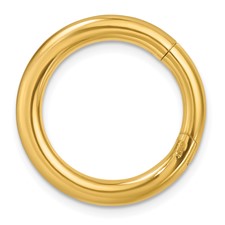 Herco 18K Polished 22x11.5mm Hook and Loop Clasp - HERCO