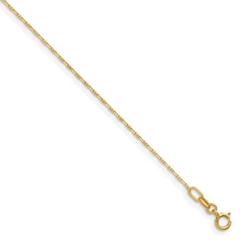 Herco 14K Polished 1.0mm Anchor 22 Inch Chain