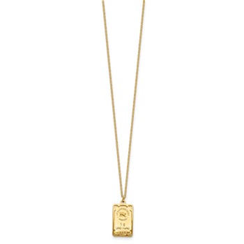 Herco 14K Gold Gold Medallion Plate — alternate view