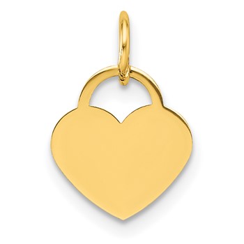 Herco 14K Polished Heart Pendant