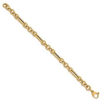 Herco 14K Polished Fancy Link Bracelet — alternate view