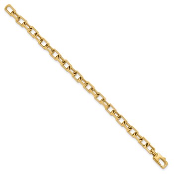 Herco 14K Polished Fancy Rectangular Link Bracelet — alternate view