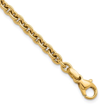 Herco 14K Polished 4.75mm Cable Chain Bracelet