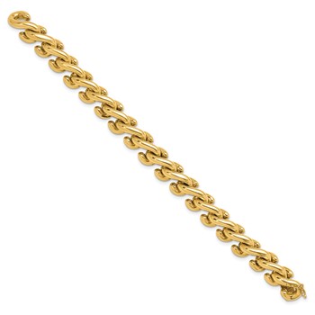 Herco 14K Polished Fancy S-Link Bracelet — alternate view
