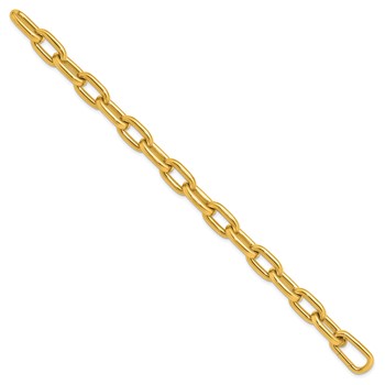 Herco 14K Polished 11.5mm Cable Link 8.75 Inch Bracelet — alternate view