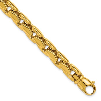 Herco 14K Polished 9mm Fancy Link 8.5 Inch Bracelet