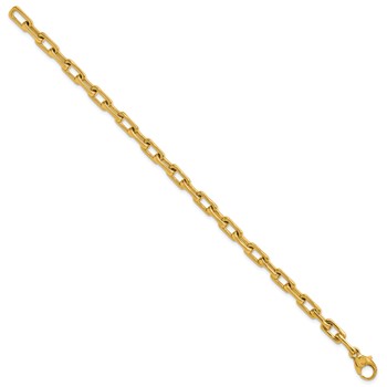 Herco 18K Polished 5.0mm Rectangular Link 7.5 Inch Bracelet — alternate view