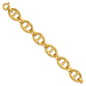Herco 14K Polished 18.7mm Anchor Link 7.25 Inch Bracelet — alternate view