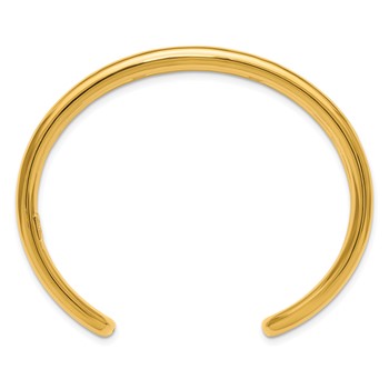 Herco 14K Polished Fancy Round Tube Cuff Bracelet — alternate view