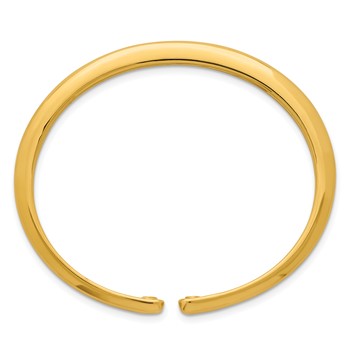 Herco 14K Polished 4mm Flexible Cuff Bangle — alternate view