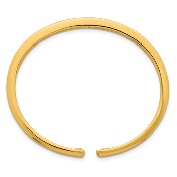 Herco 14K Polished 4.2mm Flexible Cuff Bangle — alternate view