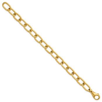 Herco 14K Polished 9mm Open Link 8in Bracelet — alternate view