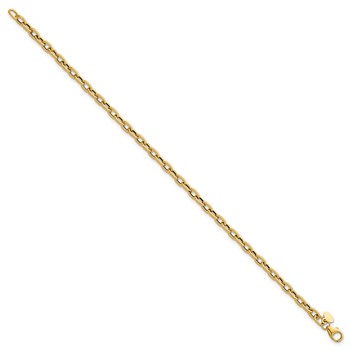 Herco 14K Polished Oval Link 7.5 Inch Bracelet — alternate view