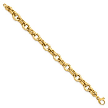 Herco 14K Polished Mixed Link 7.5 Inch Bracelet — alternate view