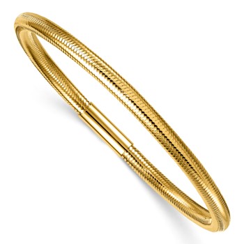 Herco 14K Polished Bar Stretch Bracelet — alternate view