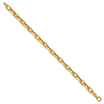 Herco 14K Polished Knife Edge Link  7.5 Inch Chain Bracelet — alternate view