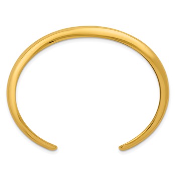 Herco 14K Polished Wave Cuff Bangle — alternate view