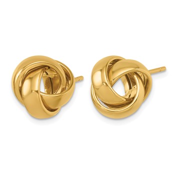 Herco 14K Polished Love Knot Post Earrings — alternate view