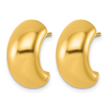 Herco 14K Polished 9mm Post Earrings — alternate view