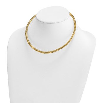 Herco 14K Polished Fancy Link Collar Necklace — alternate view