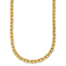 10k 20 inch 6.75mm Solid Miami Cuban Link with Lobster Clasp Chain — The  Gold Source Jewelry Store