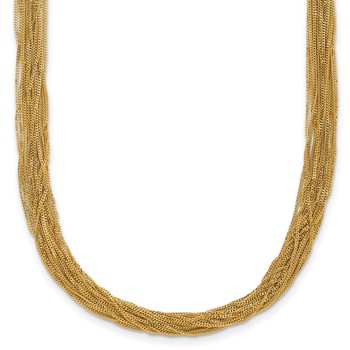 Herco 14K Polished Fancy Multi-strand 17 Inch Necklace