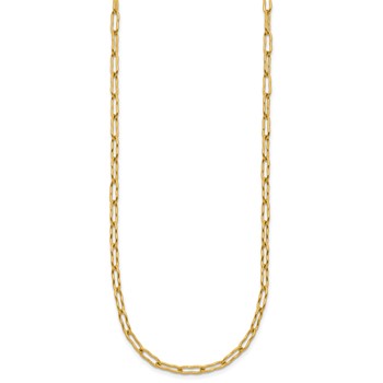 Herco 18K Polished Solid Fancy 3.0mm Solid Link 18 Inch Necklace — alternate view