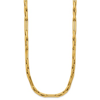 Herco 14K Polished Fancy Link 18 Inch Necklace — alternate view