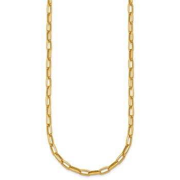 Herco 14K Polished 4.5mm Open Link Adjustable 17.75 Inch Necklace — alternate view