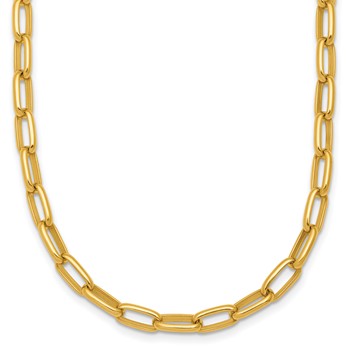 Herco 14K Polished 4.5mm Open Link 18 Inch Necklace