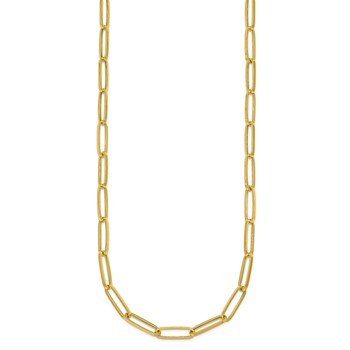 Herco 14K Polished Paperclip 18 Inch Necklace