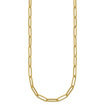 Herco 14K Polished Paperclip 24 Inch Necklace