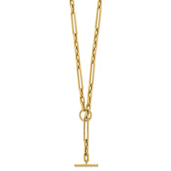 Herco 14K Polished Mixed Link 18 Inch Necklace — alternate view