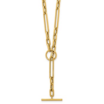 Herco 14K Polished Mixed Link 18 Inch Necklace